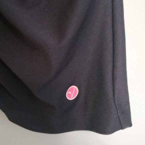 VOGO Athletica Black and Pink Athletic Jacket with Hood - Picture 3 of 5